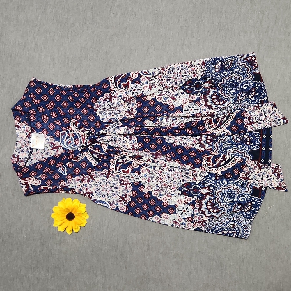 Siren Lily Boho Bohemian Hippie Gypsy Floral Geometric Paisley Tank Blouse Shirt